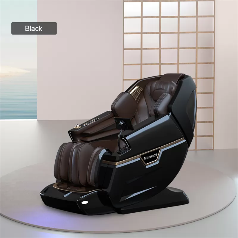 Top Selling Premium PU Leather Full Body Massage Chair with Air Pressure Relief thumbnail 4